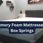 Do Memory Foam Mattresses Need Box Springs for Support?